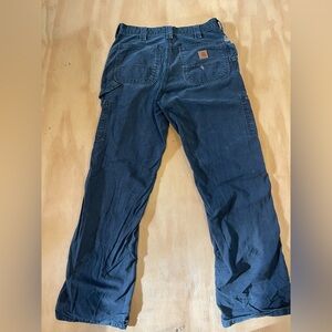 Carhartt 32x32 Distressed Black Work Pants